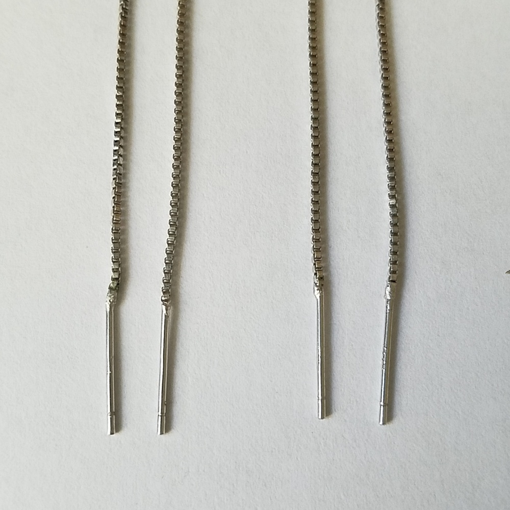 Dropthrough earrings - Picture 2 of 4